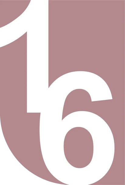 a white number on a purple background